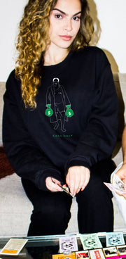 CASH ONLY CREW SWEATSHIRT - madebytony