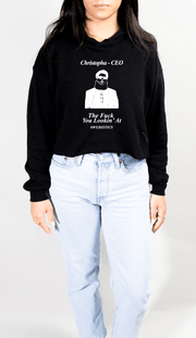 THE CHRISTOPHA CROP HOODIE - madebytony