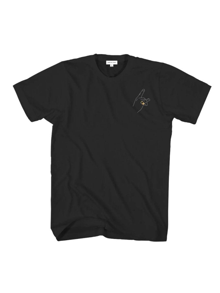 THE PAULIE - EMBROIDERED T-SHIRT - madebytony