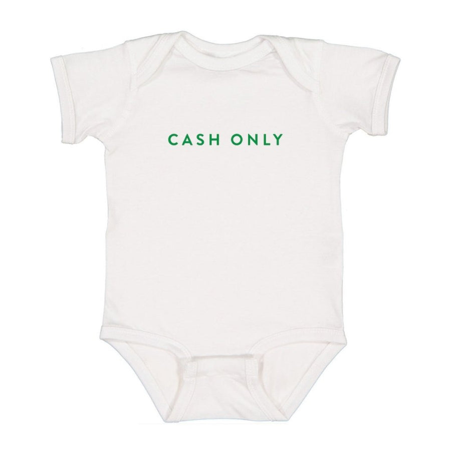 CASH ONLY BABY ONESIE