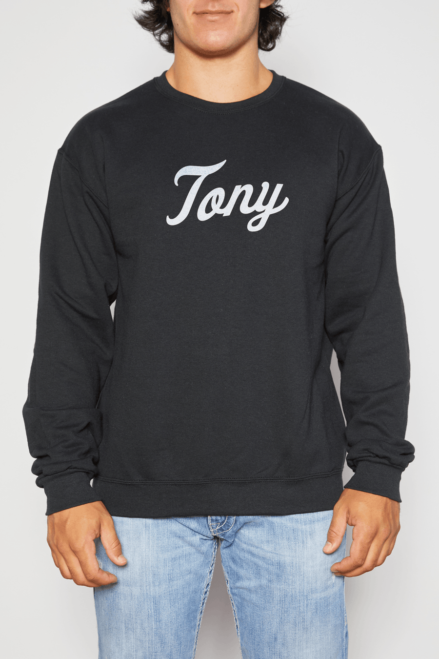 TONY SCRIPT CREW SWEATSHIRT - madebytony